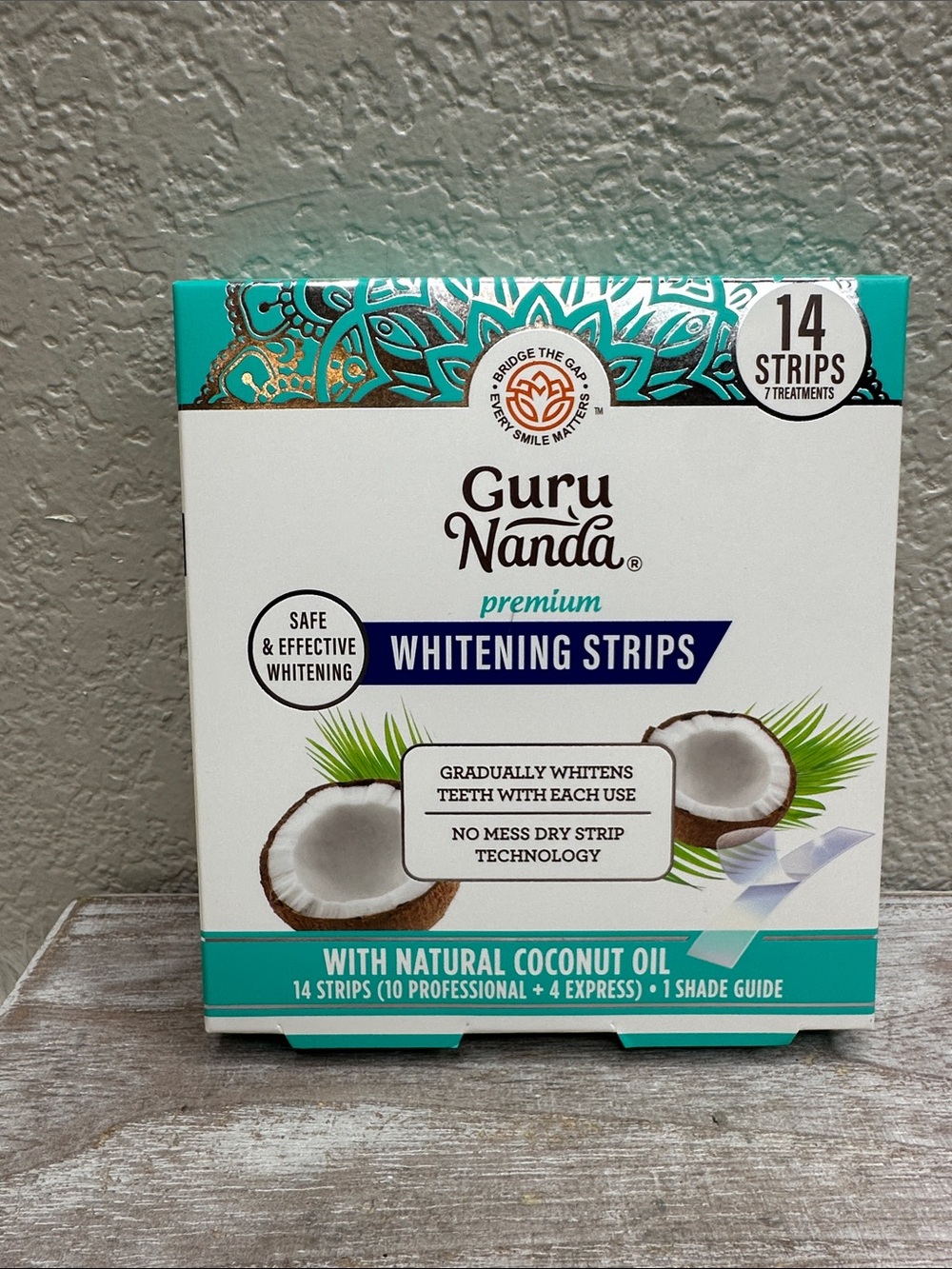 $4 🌙 Guru Nanda Premium Whitening‎ Strips with Coconut Oil